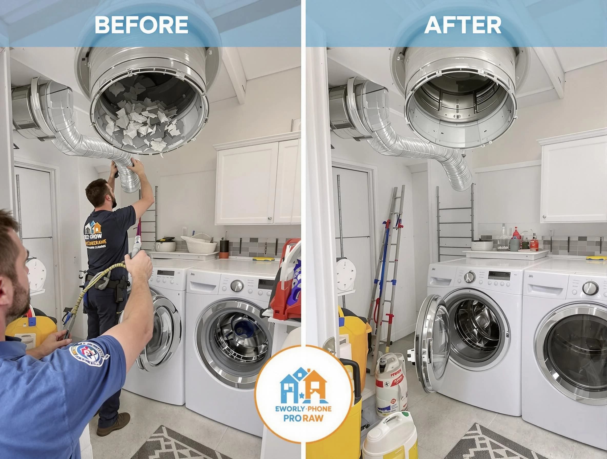 Residential dryer vent cleaning by Moon Dryer Vent Cleaning in Moon