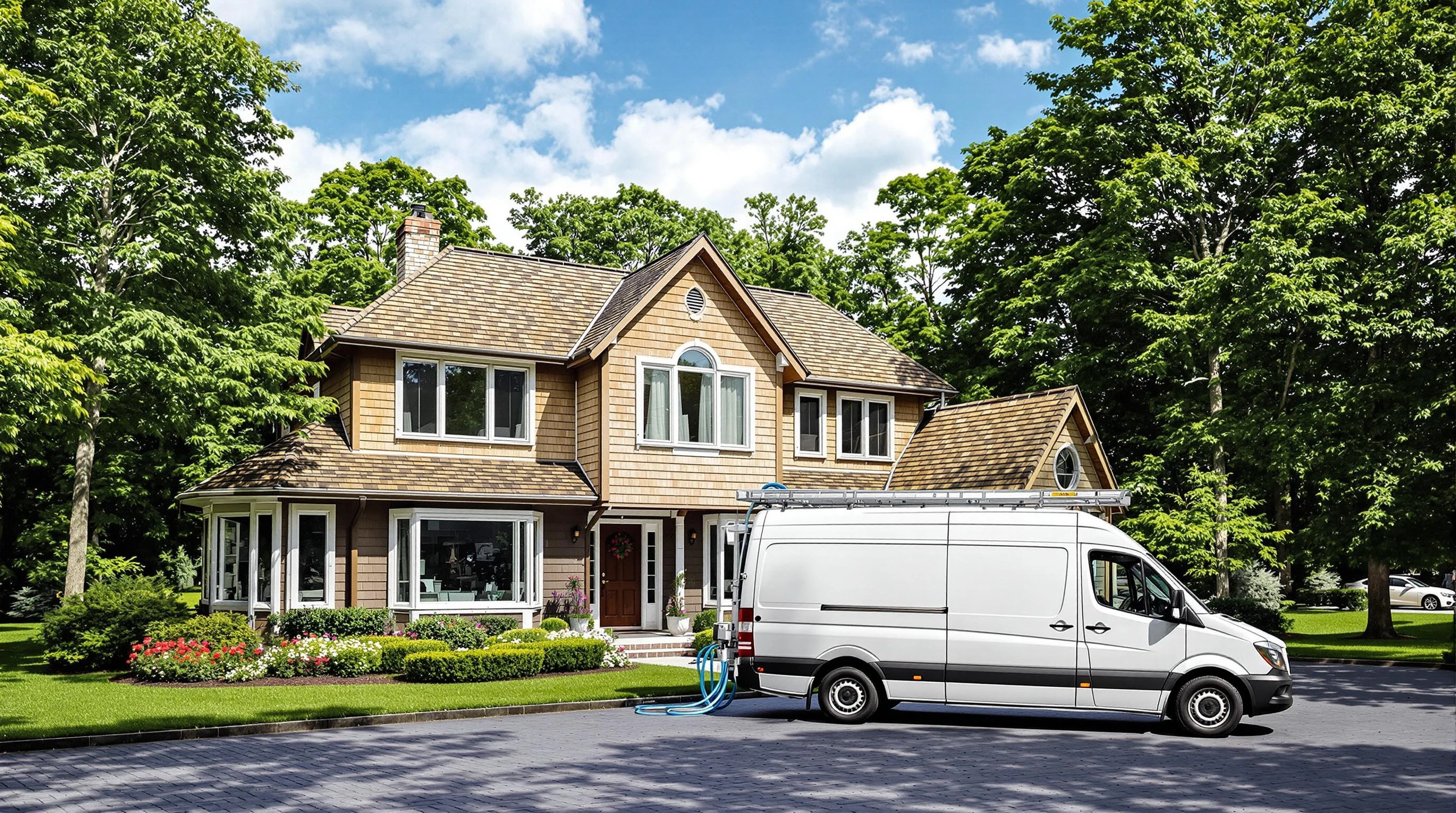 Moon Dryer Vent Cleaning dryer vent cleaning crew working in Ambridge, PA