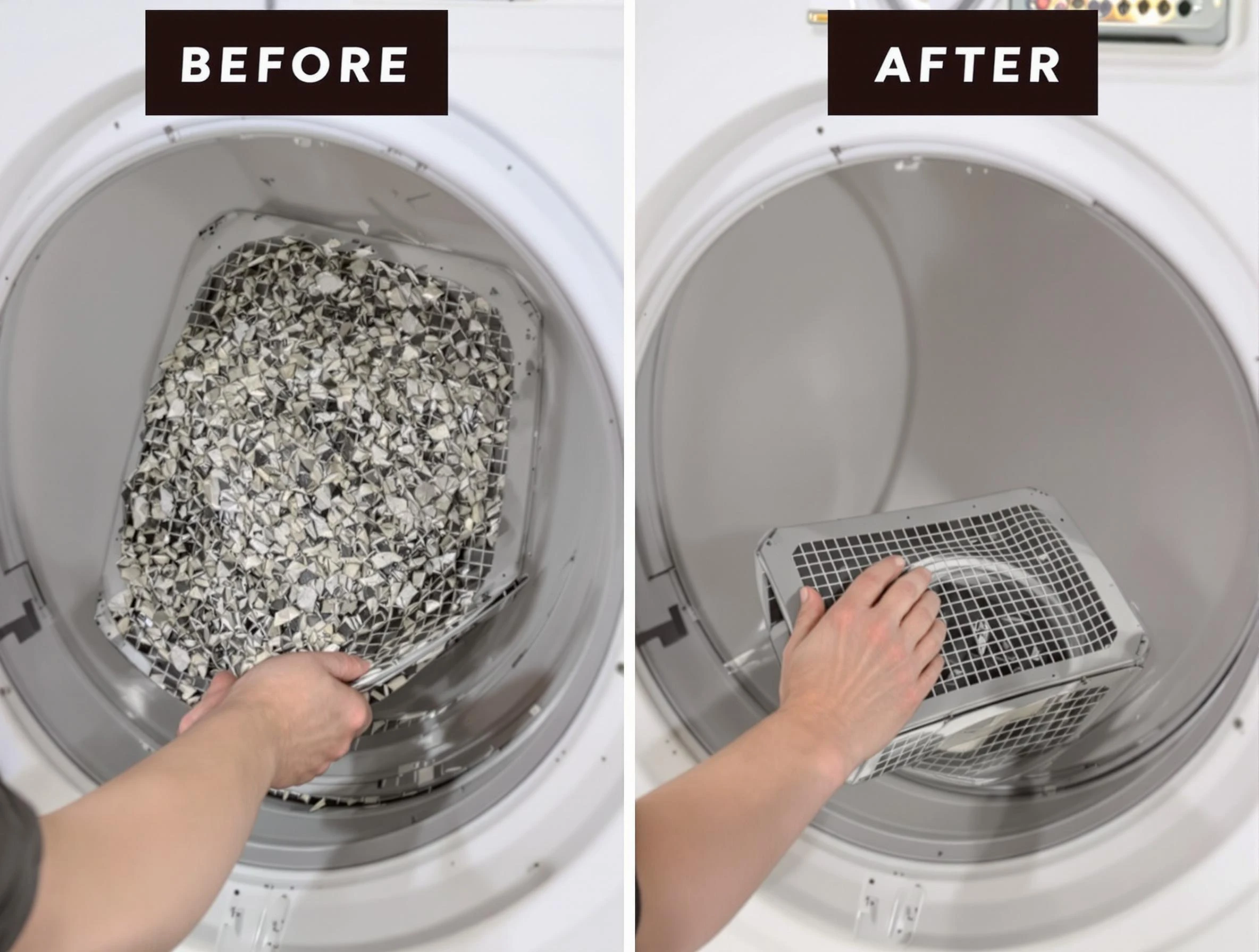 Professional lint trap cleaning by Moon Dryer Vent Cleaning in Moon